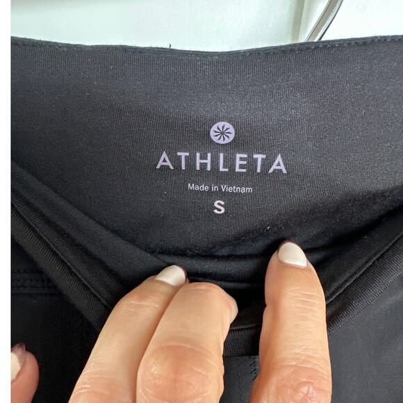 Athleta Women’s Black Get Goin Pleated Athletic Skort, Size S, EUC - Picture 2 of 6